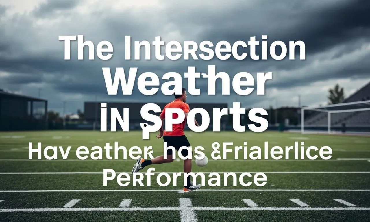 The Intersection of Weather and Sports: How Conditions Impact Athletic Performance