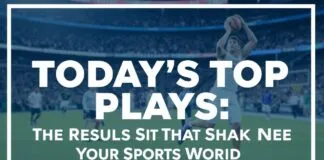 Today’s Top Plays: The Results That Shook the Sports World Today's Top Plays: The Results That Shook the Sports World