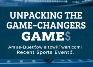 Unpacking the Game-Changers: A Deep Dive into Recent Sports Events Unpacking the Game-Changers: An In-Depth Look at Recent Sports Events